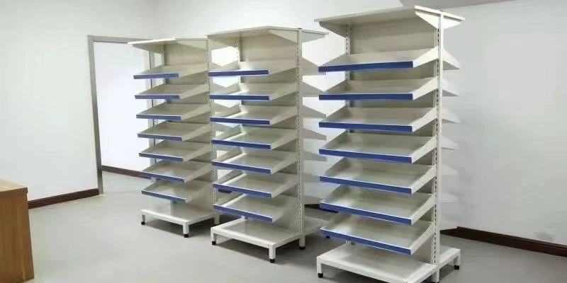 药房展示架多层货架实拍