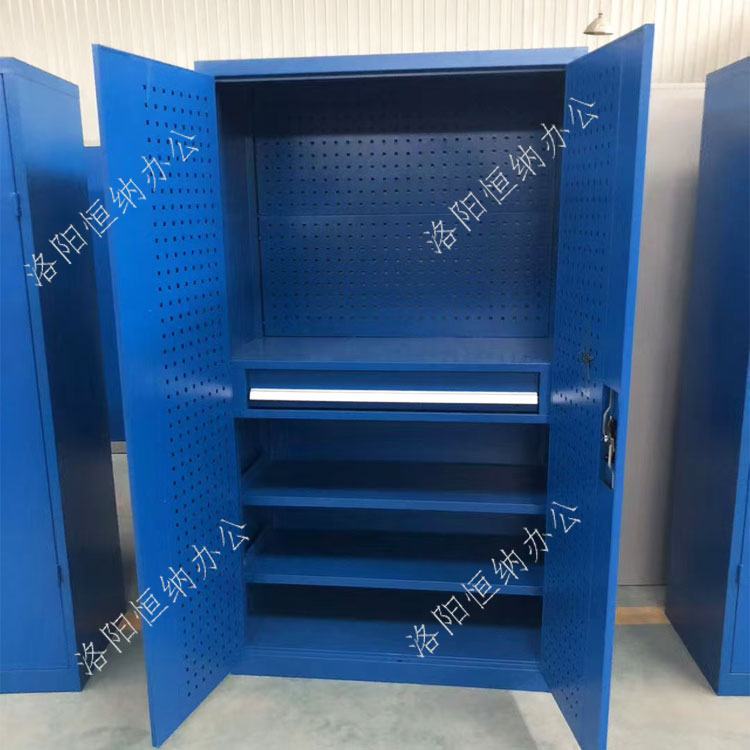 重型工具柜防静电抽屉分区细节